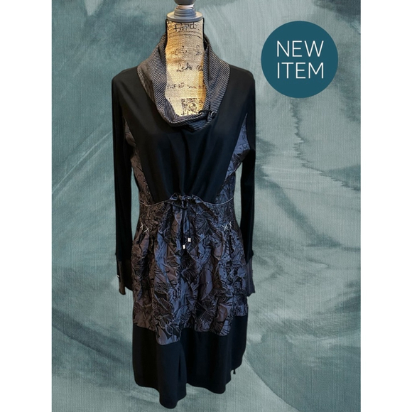 032 - Women's ONYX Dress, L/G, Black and Grey - Picture 3 of 12